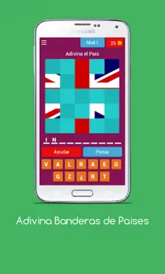 Adivina Banderas de Paises android App screenshot 13