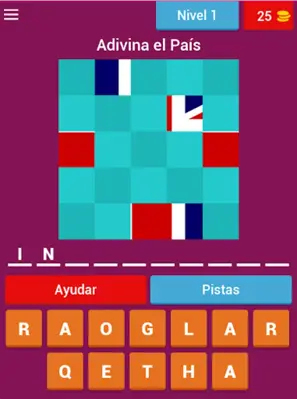 Adivina Banderas de Paises android App screenshot 5